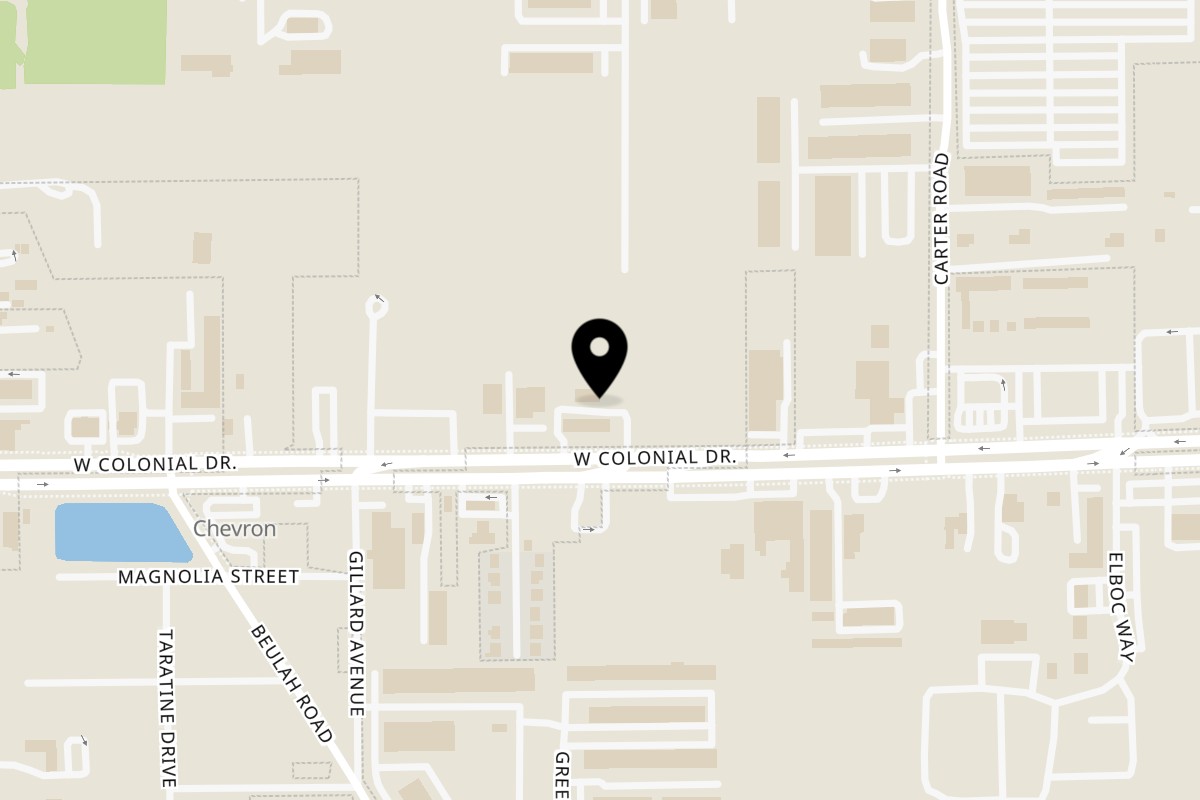 Map showing the location of EGGDOSE Winter Garden on 12615 W Colonial Dr in Winter Garden